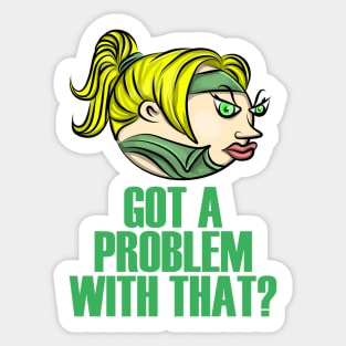 Pop Egg Mortal Kombat Edition : Sonya Blade Sticker